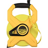 Stanley 2-34-795 Cinta métrica Fibra de Vidrio Caja Abierta 60 m × 12-5 mm- Amarillo